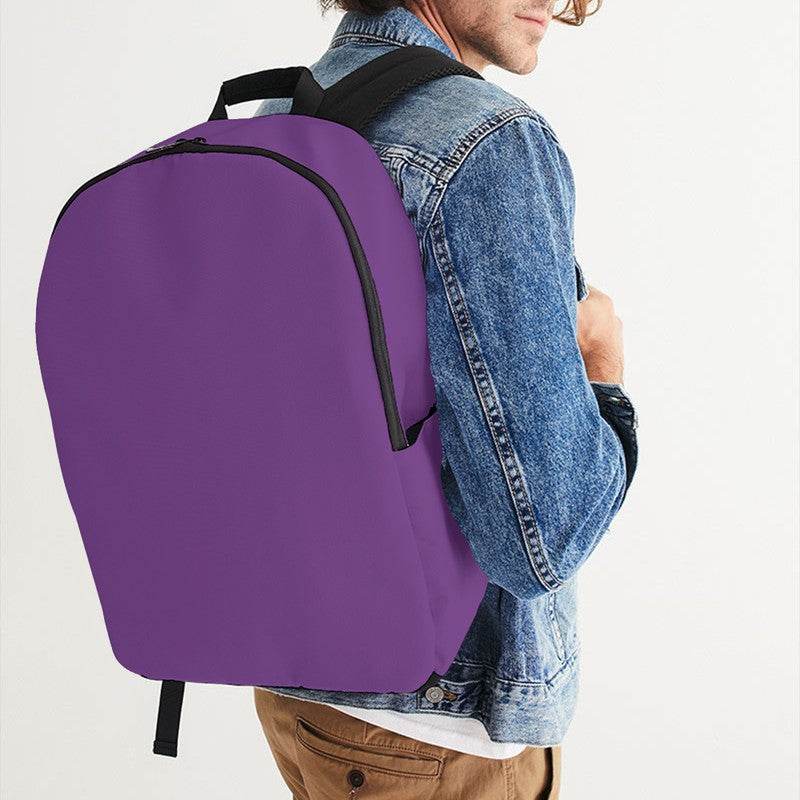 Medium Purple Waterproof Backpack (MPU2-ME-ME) - Man CloseUp