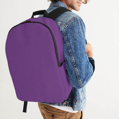 Medium Purple Waterproof Backpack (MPU2-ME-ME) - Man CloseUp