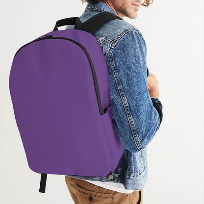 Medium Purple Waterproof Backpack (MPU3-ME-ME) - Man CloseUp