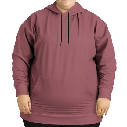 Medium Shaded Pink Hoodie (C0M60Y30K45) - Woman Front PLUS