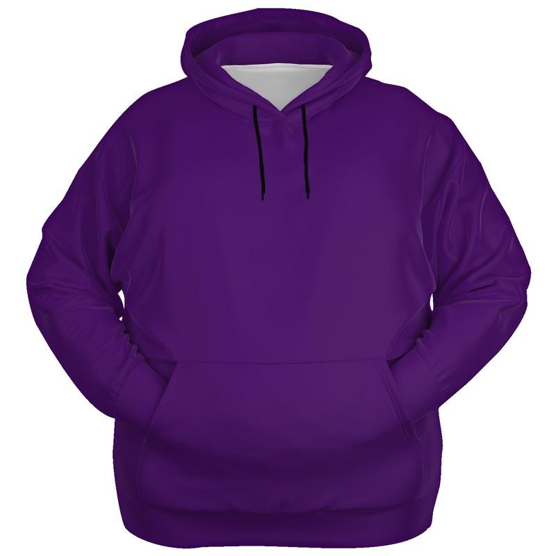 Medium Violet Hoodie (C75M100Y0K45) - Ghost Front PLUS