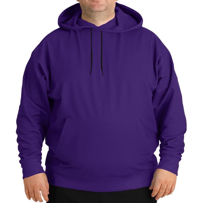 Medium Violet Hoodie (C88M100Y0K45) - Man Front PLUS