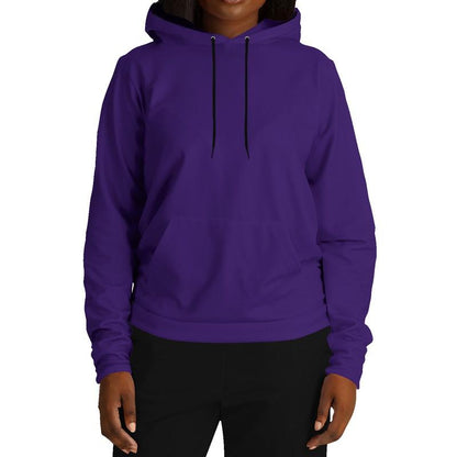 Medium Violet Hoodie (C88M100Y0K45) - Woman Front