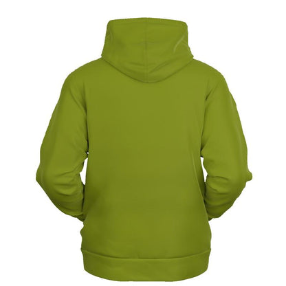 Medium Warm Green Hoodie (C25M0Y100K45) - Ghost Back