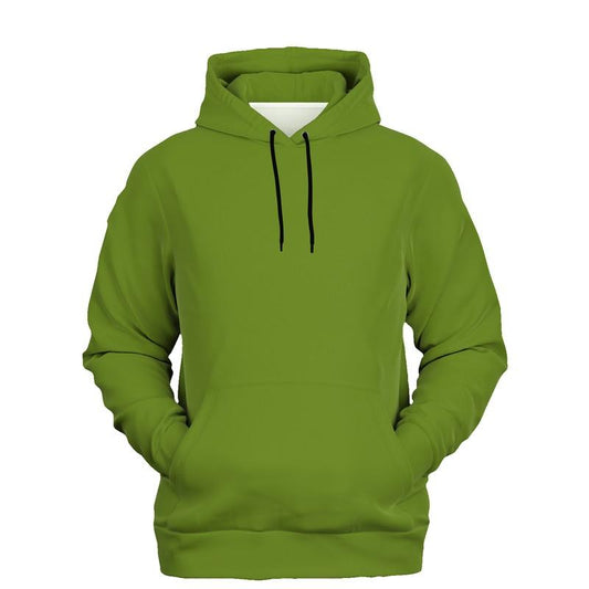 Medium Warm Green Hoodie (C38M0Y100K45) - Ghost Front