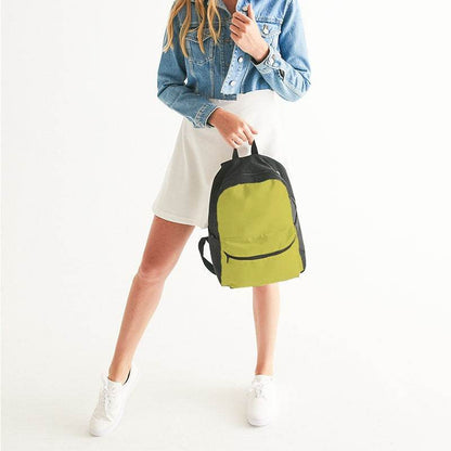 Medium Yellow Canvas Backpack (LY2-ME-ME) - Woman