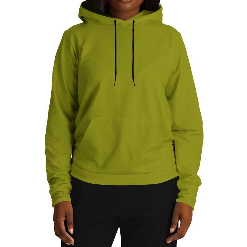 Medium Yellow Hoodie (C12M0Y100K45) - Woman Front