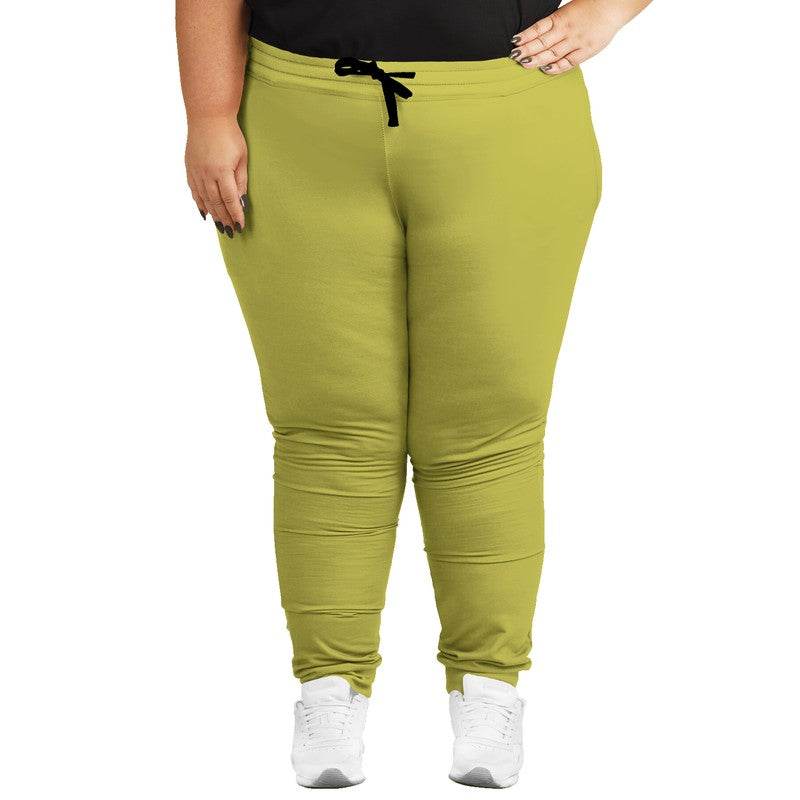 Medium Yellow Joggers PLUS (LY2-ME-ME) - Woman Front PLUS