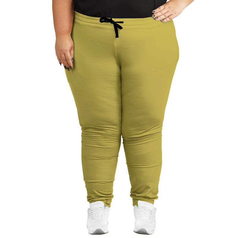 Medium Yellow Joggers PLUS (LY3-ME-ME) - Woman Front PLUS