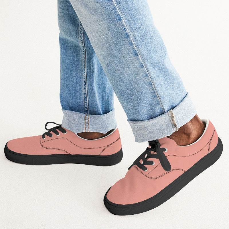 Melon Men's Canvas Sneakers (R-MU-LI) - Man CloseUp