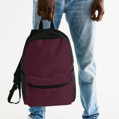 Merlot Canvas Backpack (PI-FM-DA) - Man Holding