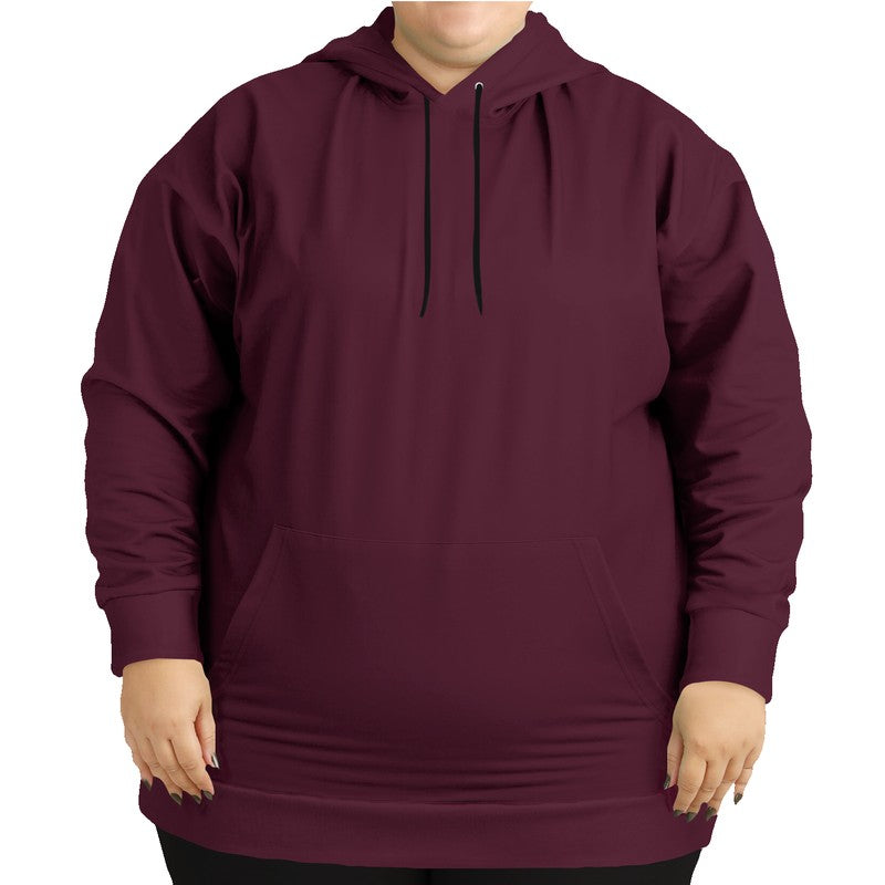 Merlot Hoodie PLUS (PI-FM-DA) - Woman Front PLUS
