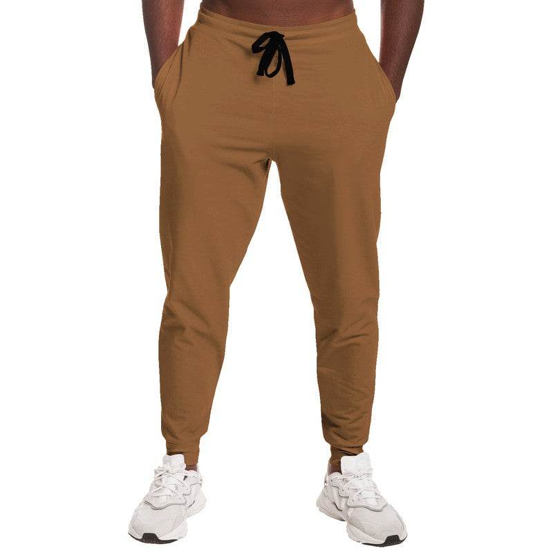 Metallic Bronze Joggers (O-MU-MD) - Man Front