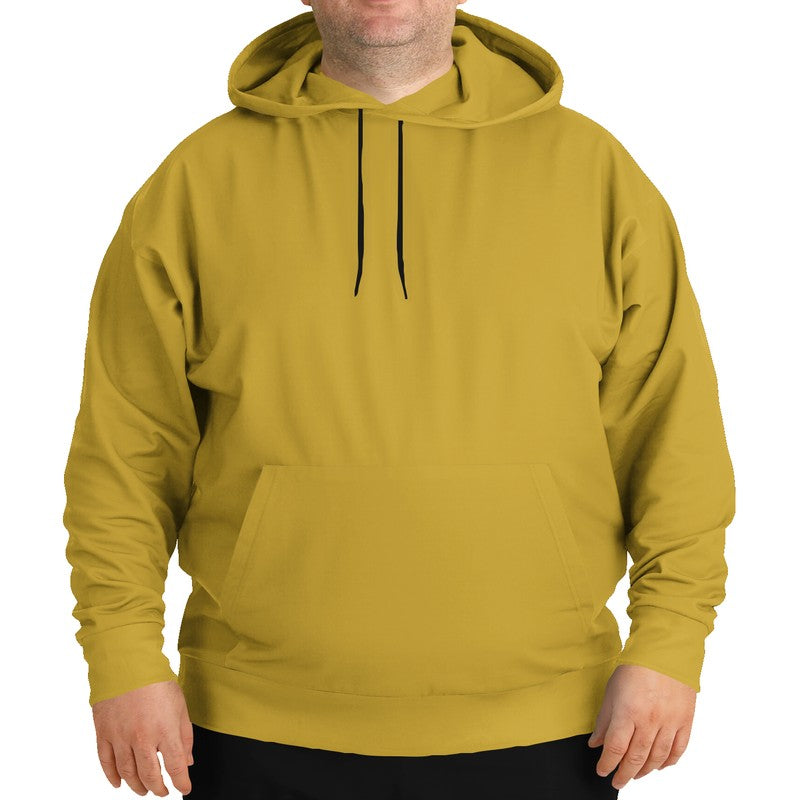 Metallic Gold Hoodie PLUS (Y-CL-DE) - Man Front PLUS