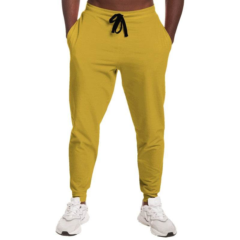 Metallic Gold Joggers (Y-CL-DE) - Man Front