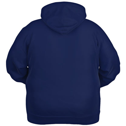 Midnight Blue Hoodie PLUS (I-MU-DA) - Ghost Back PLUS