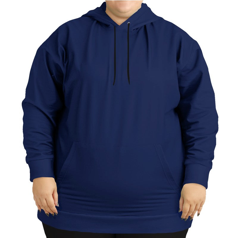 Midnight Blue Hoodie PLUS (I-MU-DA) - Woman Front PLUS