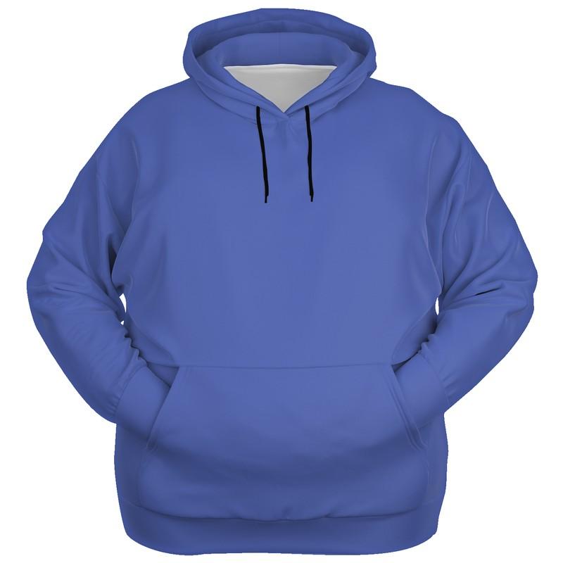 Midtone Blue Hoodie (C80M70Y0K0) - Ghost Front PLUS