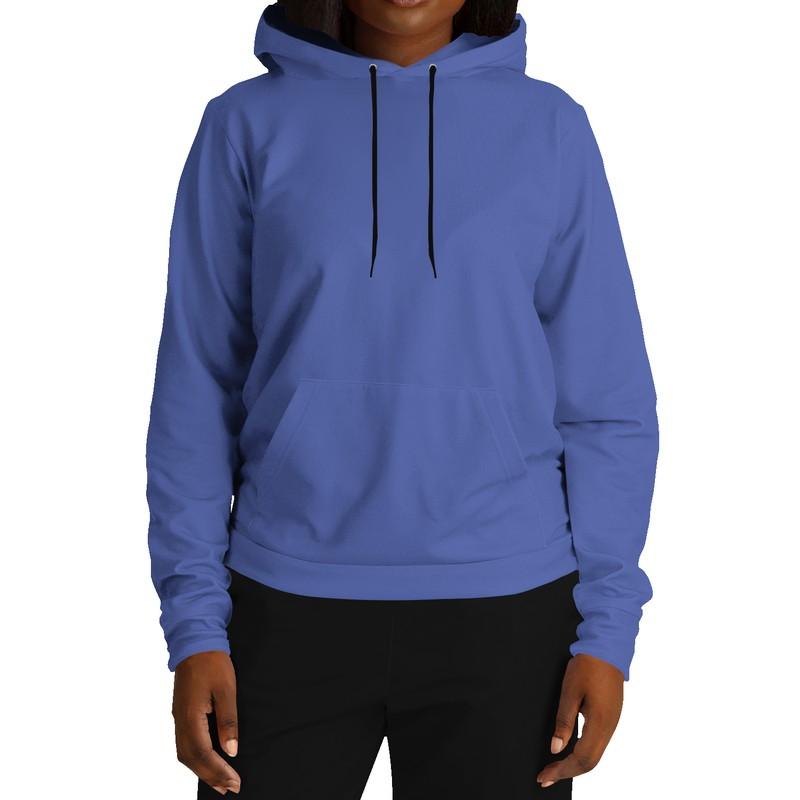 Midtone Blue Hoodie (C80M70Y0K0) - Woman Front