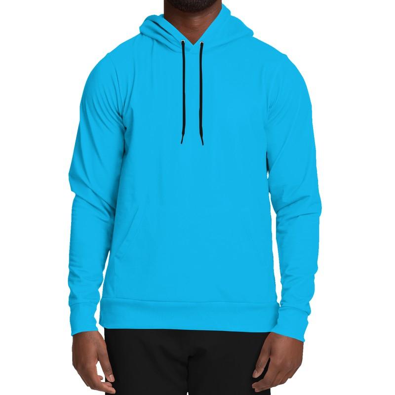 Midtone Cyan Hoodie (C80M0Y0K0) - Man Front