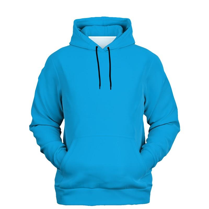 Midtone Cyan Hoodie (C80M20Y0K0) - Ghost Front