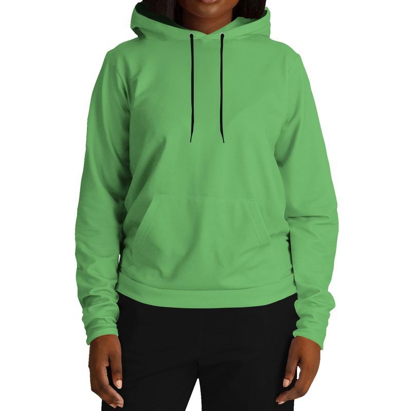 Midtone Green Hoodie (C60M0Y80K0) - Woman Front