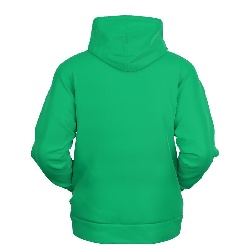 Midtone Green Hoodie (C80M0Y80K0) - Ghost Back