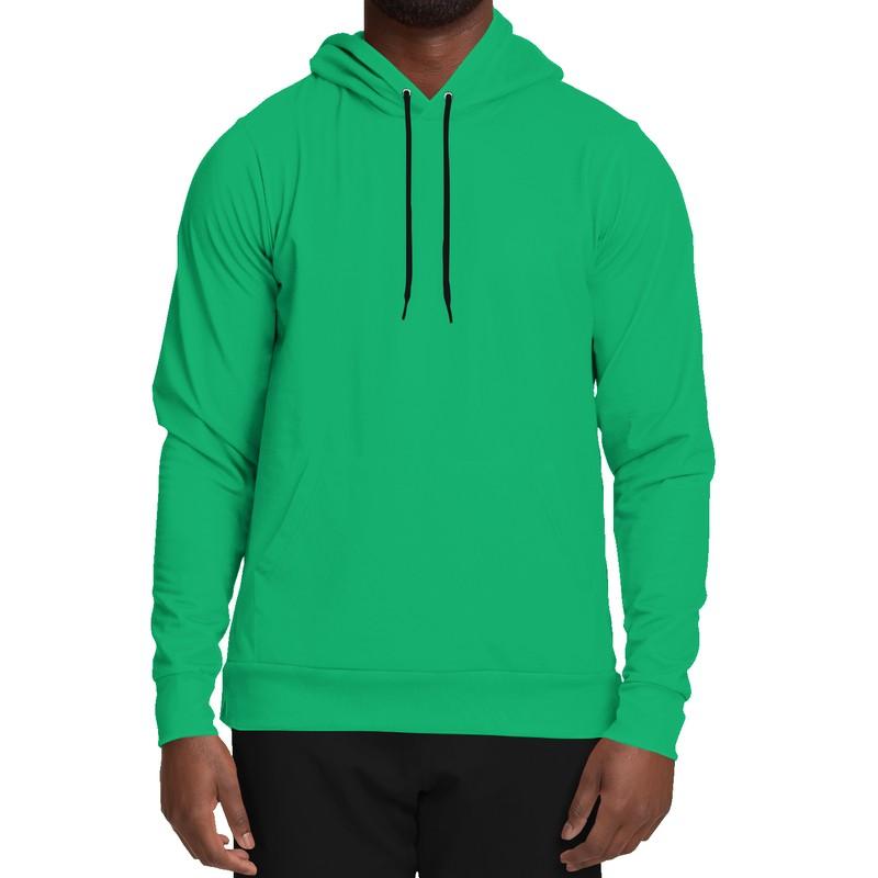 Midtone Green Hoodie (C80M0Y80K0) - Man Front