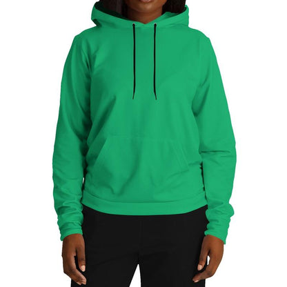 Midtone Green Hoodie (C80M0Y80K0) - Woman Front