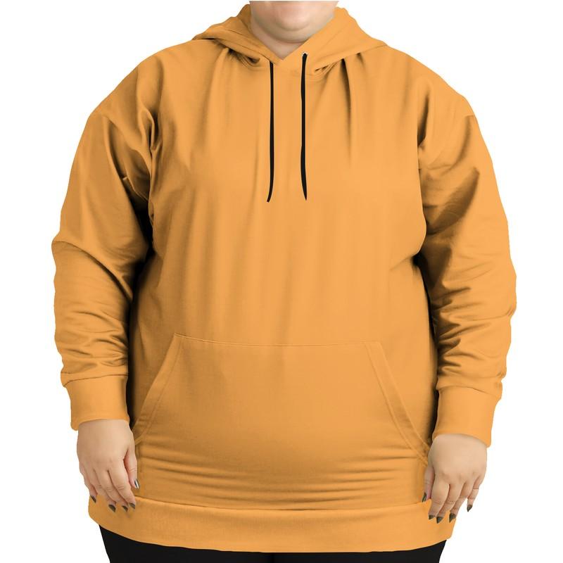 Midtone Orange Hoodie (C0M40Y80K0) - Woman Front PLUS