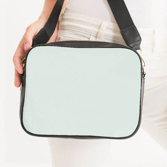 Mint Cream Crossbody Bag (BGG2-NE-LI) - Woman Front CloseUp