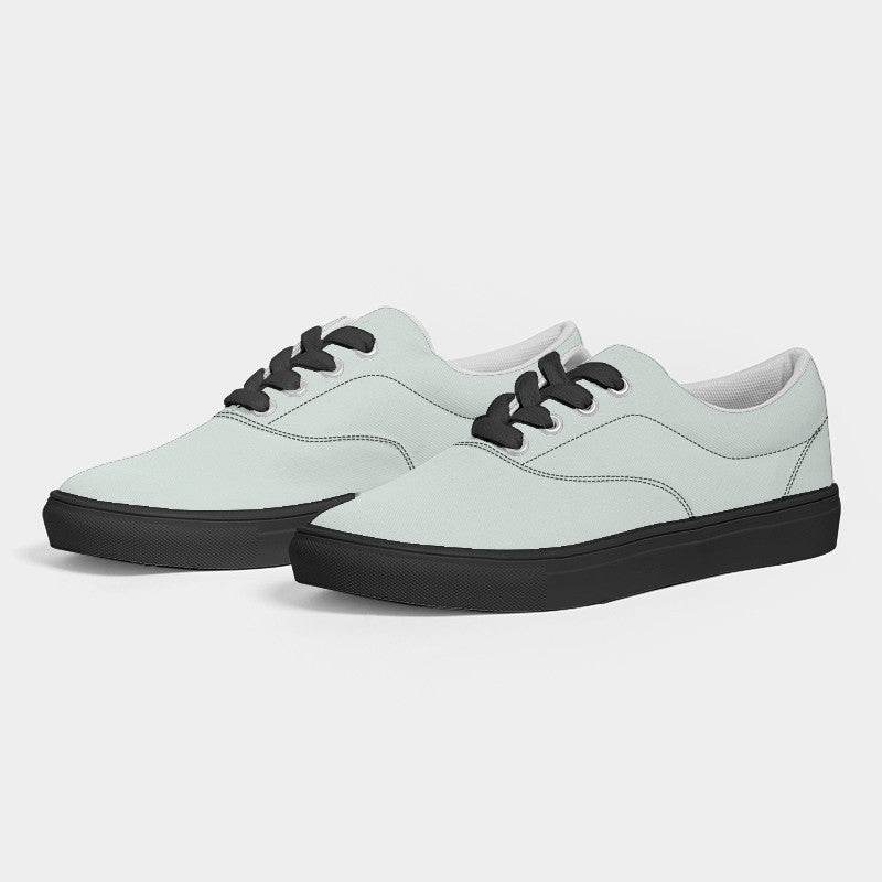 Mint Cream Men's Canvas Sneakers (BGG2-NE-LI) - Side 3