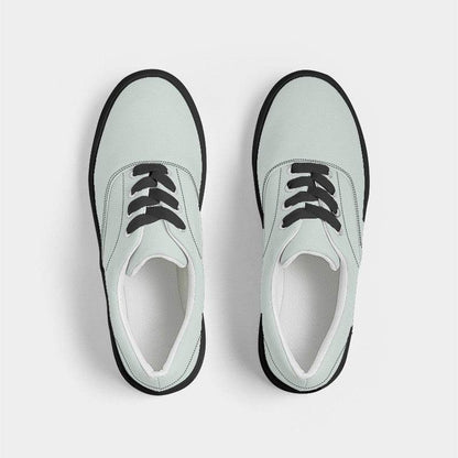Mint Cream Men's Canvas Sneakers (BGG2-NE-LI) - Top