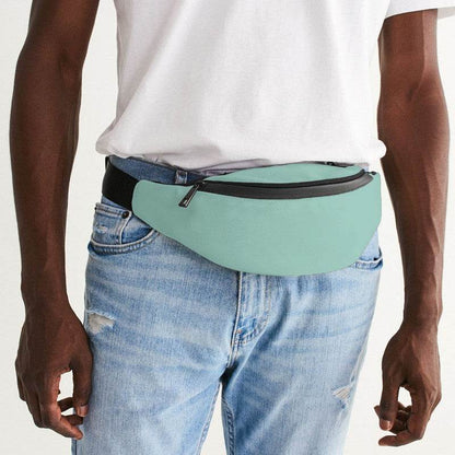 Mint Green Belt Bag (BG-MU-LI) - Man Front CloseUp