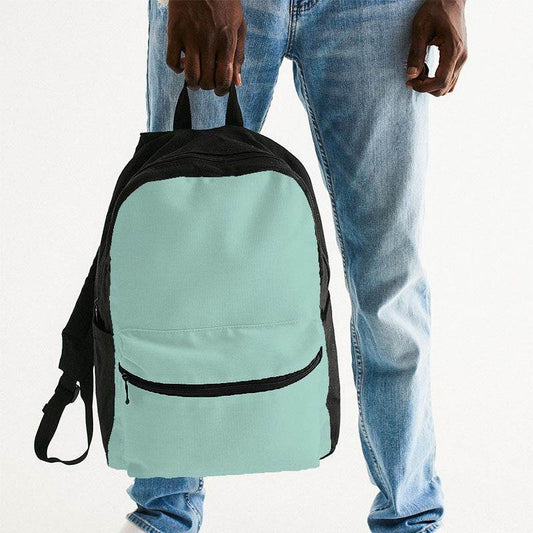Mint Green Canvas Backpack (BG-MU-LI) - Man Holding