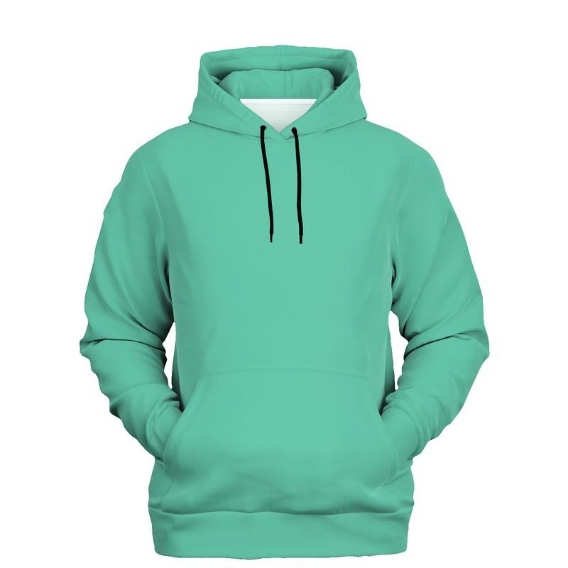 Mint Green Hoodie (C60M0Y45K0) - Ghost Front