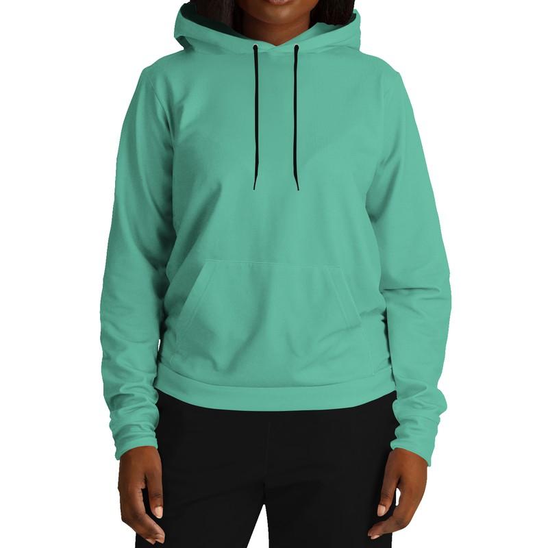 Mint Green Hoodie (C60M0Y45K0) - Woman Front