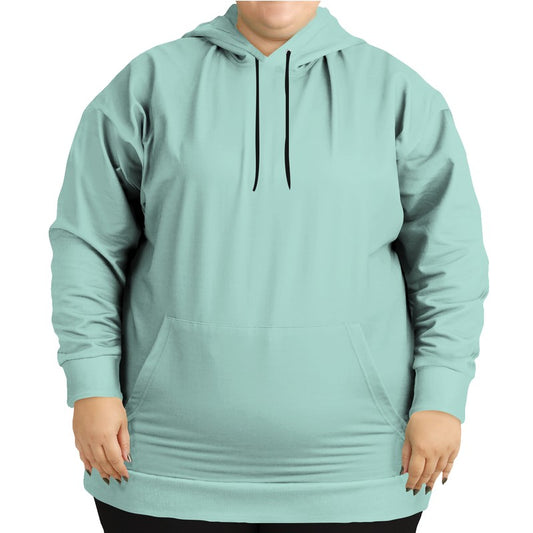 Mint Green Hoodie PLUS (BG-MU-LI) - Woman Front PLUS