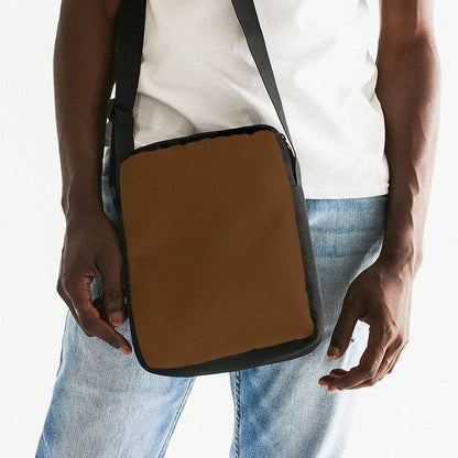 Mocha Messenger Pouch (O-MU-DE) - Man Front CloseUp