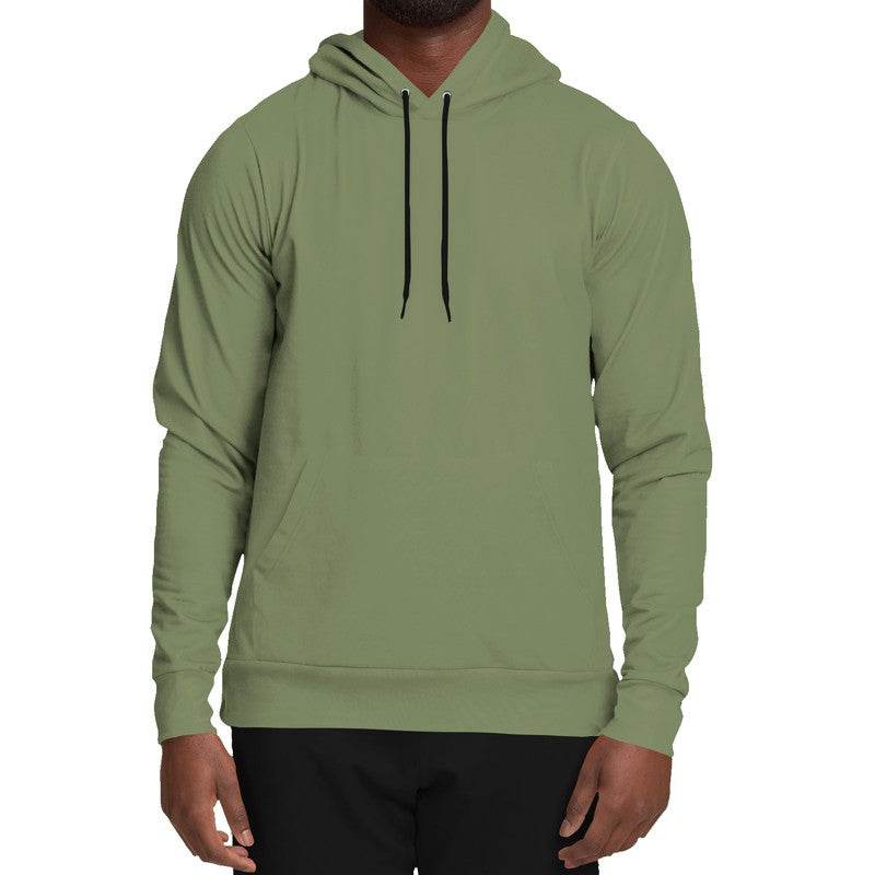 Moss Green Hoodie (L-FM-ME) - Man Front