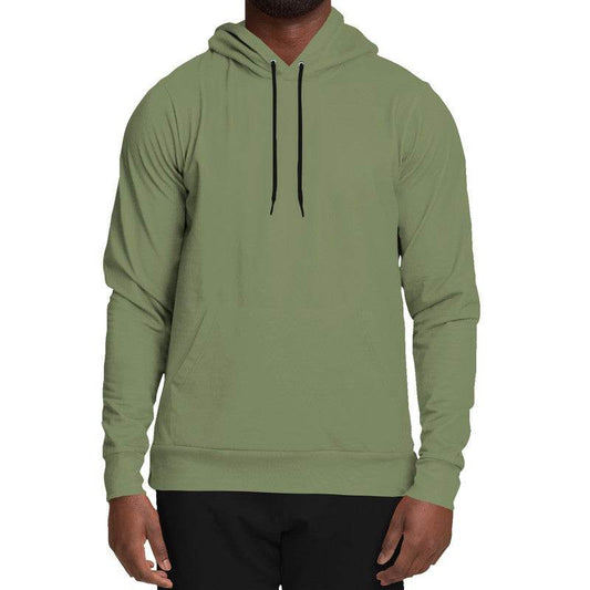 Moss Green Hoodie (L-FM-ME) - Man Front