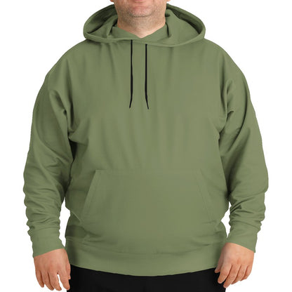 Moss Green Hoodie PLUS (L-FM-ME) - Man Front PLUS