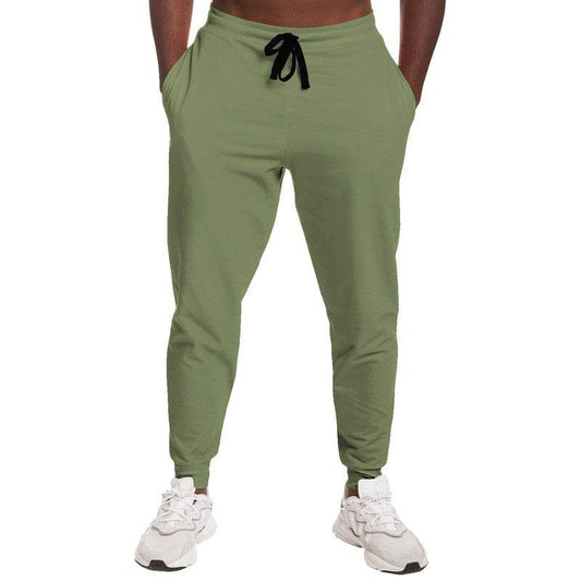 Moss Green Joggers (L-FM-ME) - Man Front