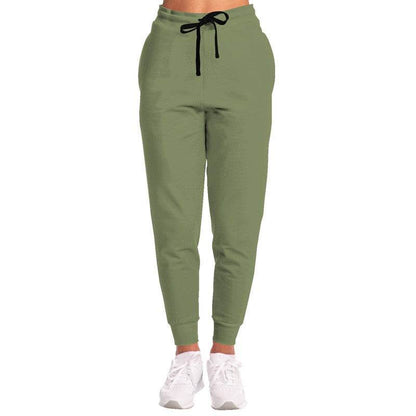 Moss Green Joggers (L-FM-ME) - Woman Front