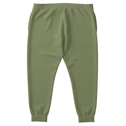 Moss Green Joggers PLUS (L-FM-ME) - Back PLUS