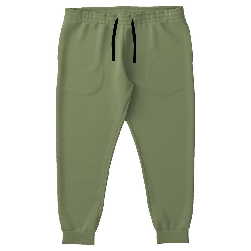 Moss Green Joggers PLUS (L-FM-ME) - Front PLUS