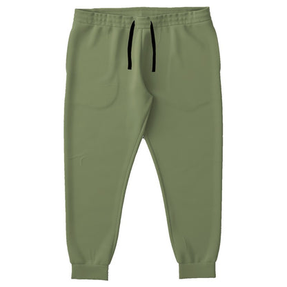 Moss Green Joggers PLUS (L-FM-ME) - Front PLUS