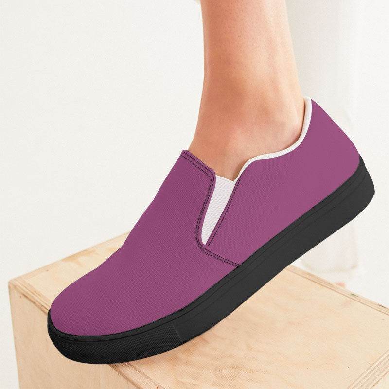Mulberry Women's Slip-On Canvas Sneakers (PIM2-MU-ME) - Woman CloseUp