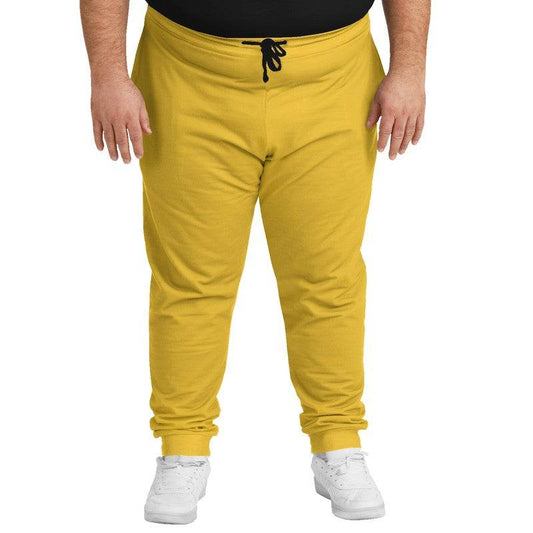 Mustard Joggers PLUS (Y-CL-ME) - Man Front PLUS