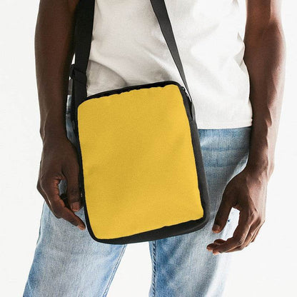 Mustard Messenger Pouch (Y-CL-ME) - Man Front CloseUp